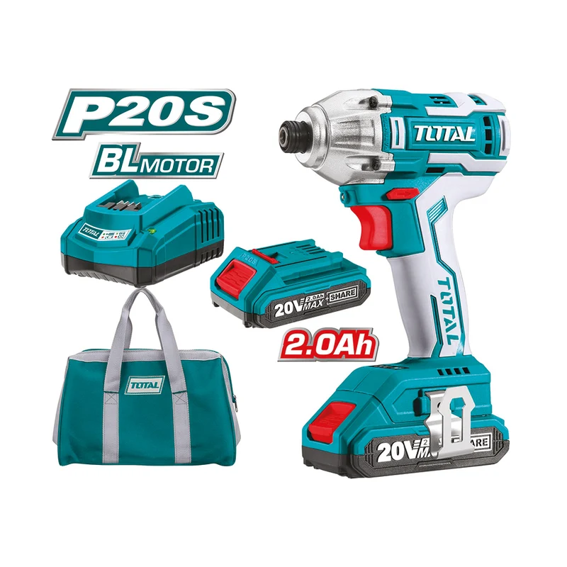 Avvitatore a massa battente 20V, motore brushless, attacco 1/4"