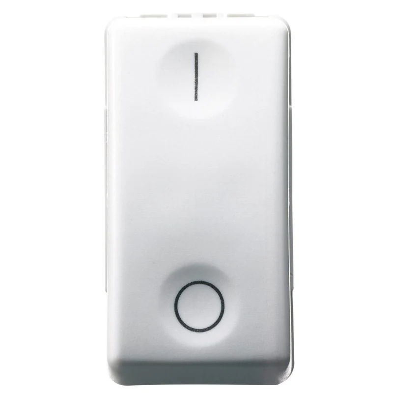 Interruttore Bipolare 2P 16A Gewiss System Bianco con Lente Luminosa – GW20504
